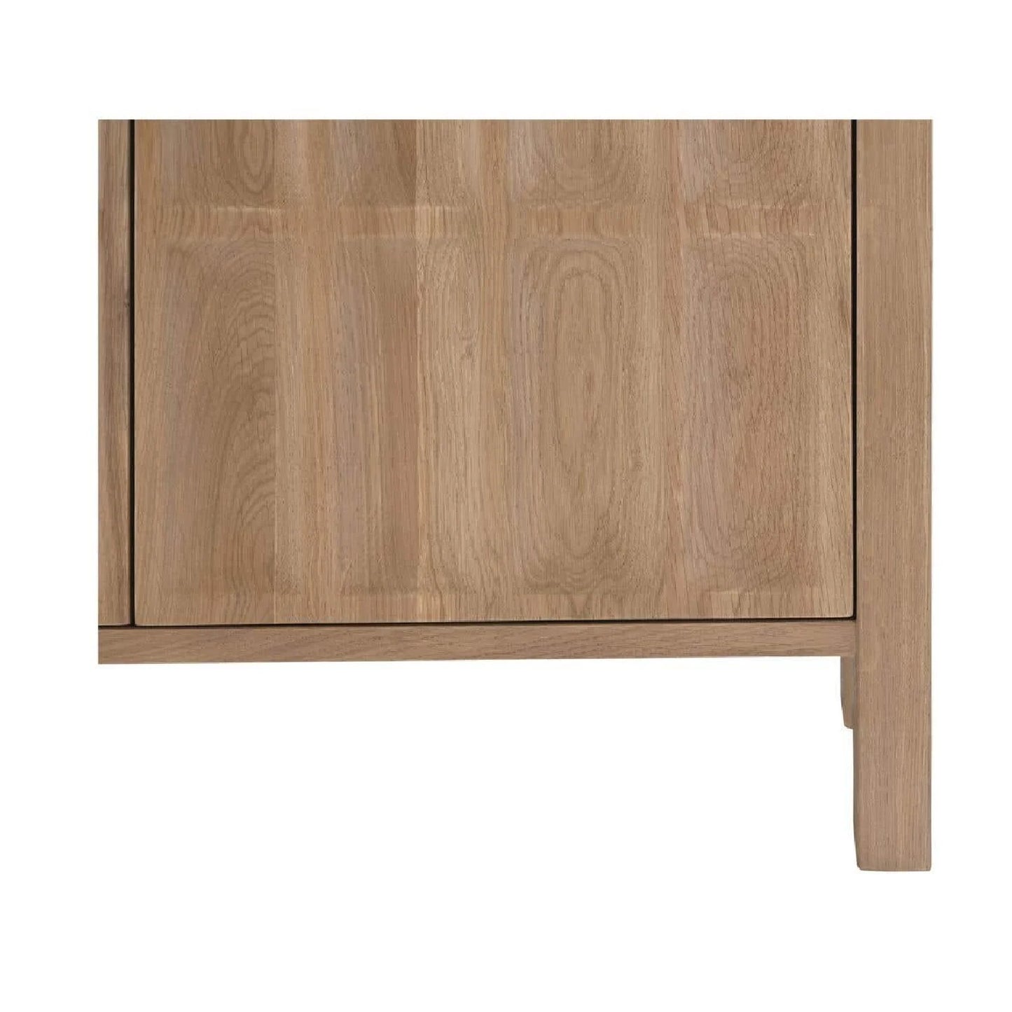Luxury Carved Oak 5-Door Sideboard European Style for Villa