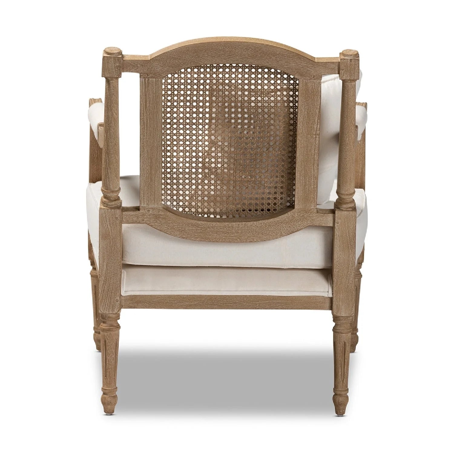 Luxury Carved Wood Accent Chair Modern European Style for Villa