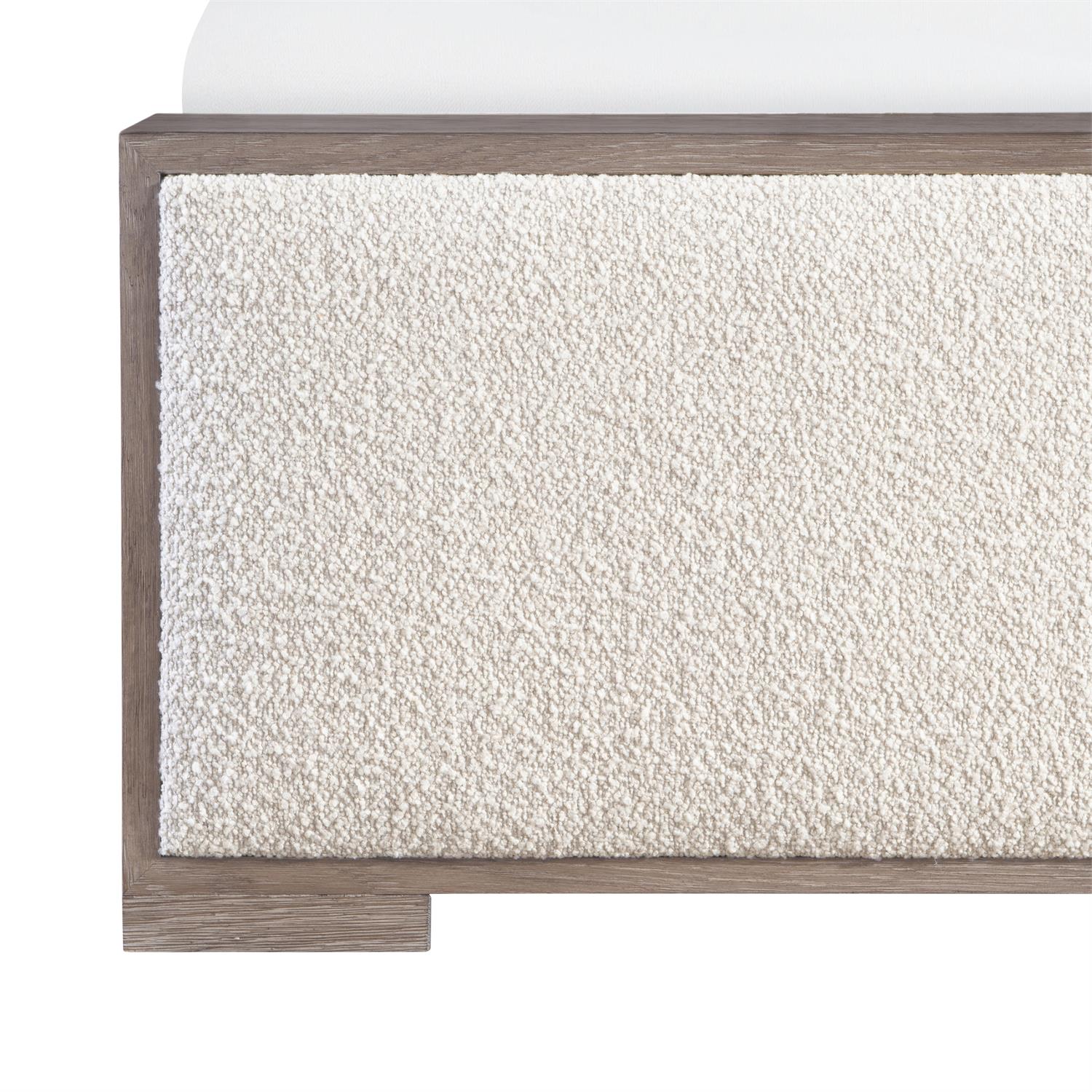 Luxury Casa Paros Fabric Panel Bed Modern Italian Style for Villa