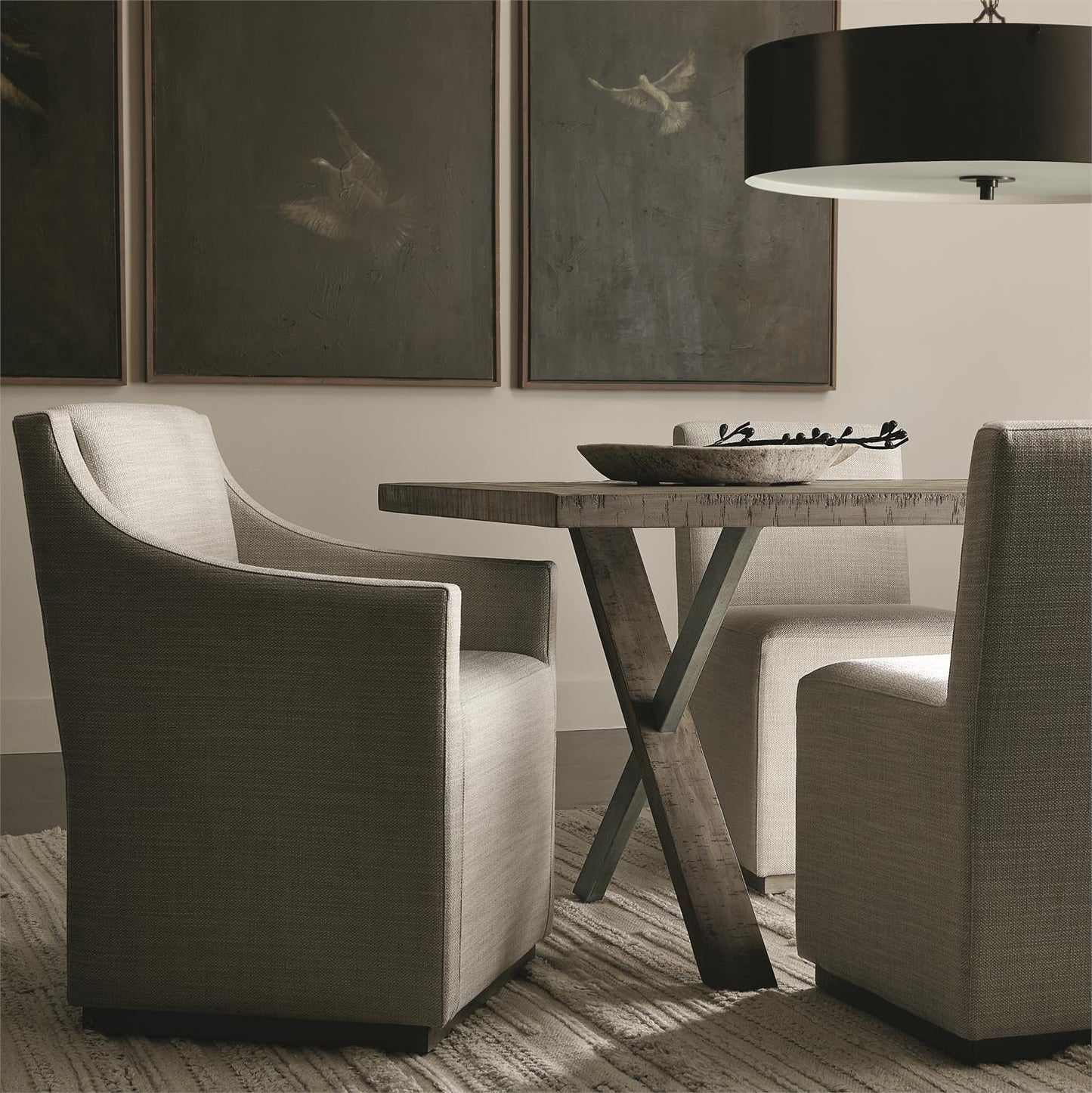 Luxury Casey Fabric Armchair Modern Italian Style for Villa