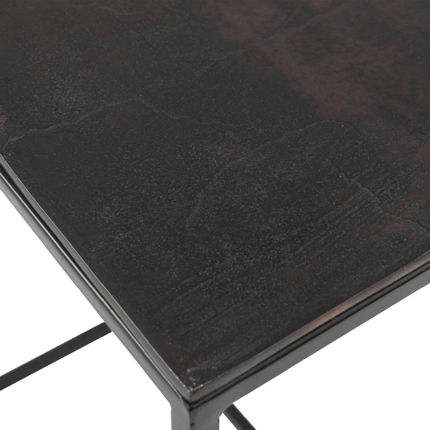 Luxury Cast Aluminum Nesting Coffee Table Modern Italian Style for Villa