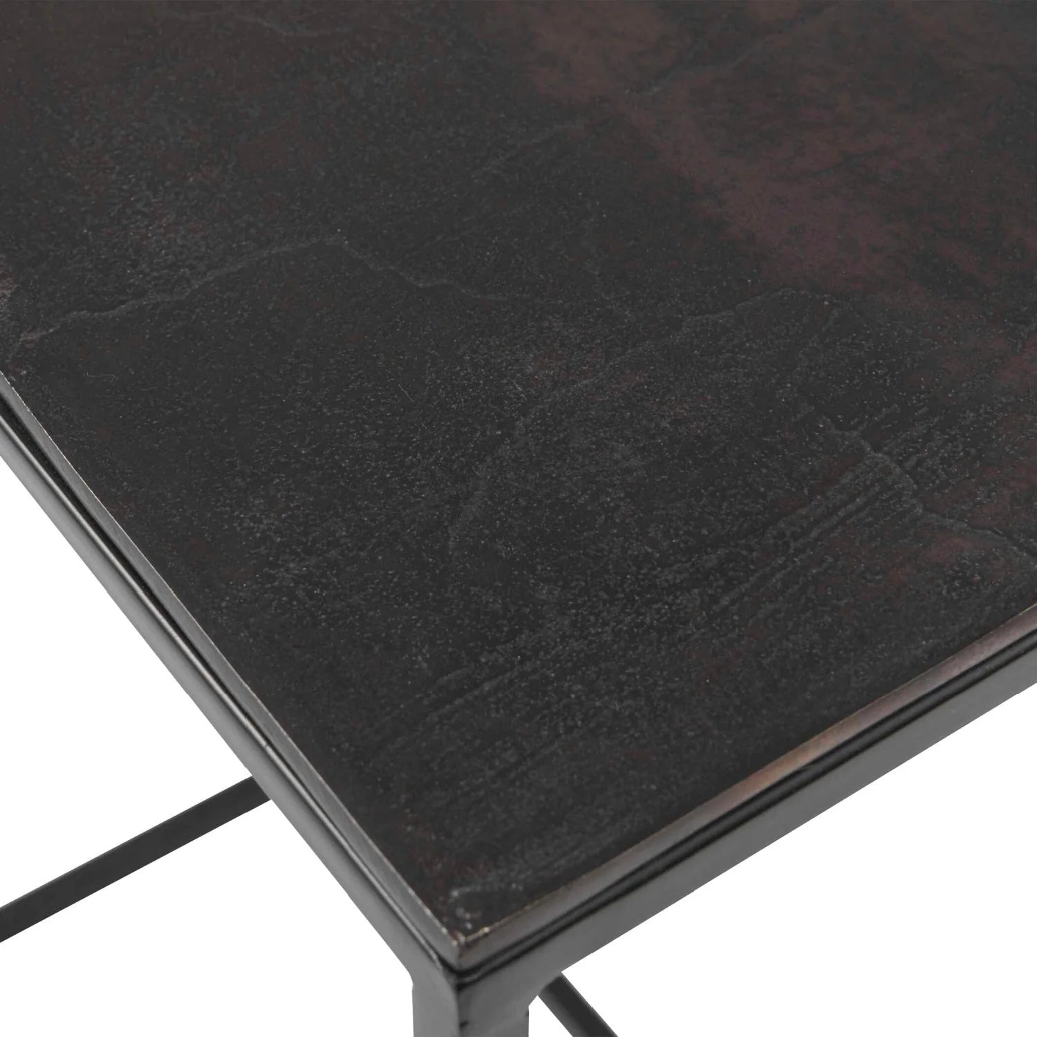 Luxury Cast Aluminum Nesting Coffee Table Modern Italian Style for Villa