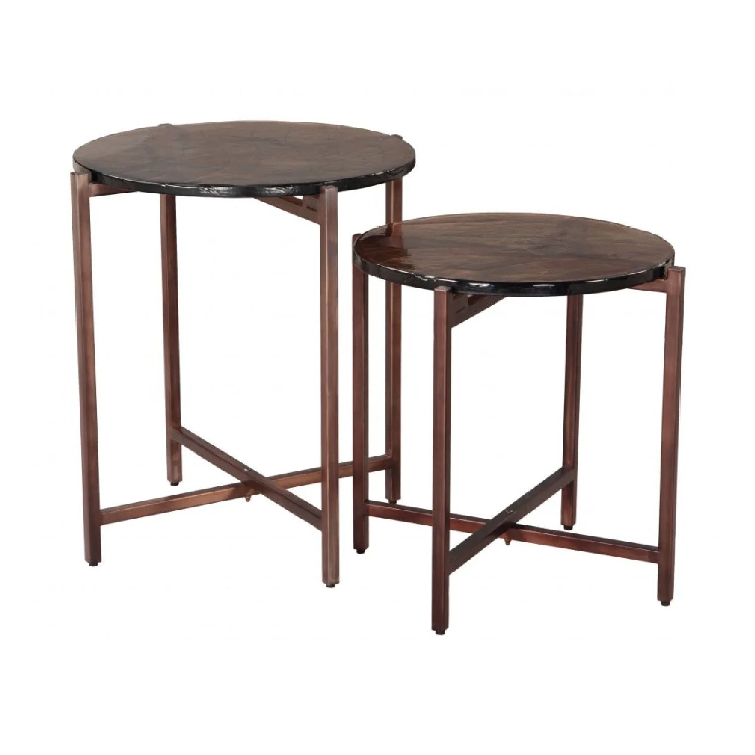 Luxury Cast Glass Coffee Table Modern Italian Style for Villa