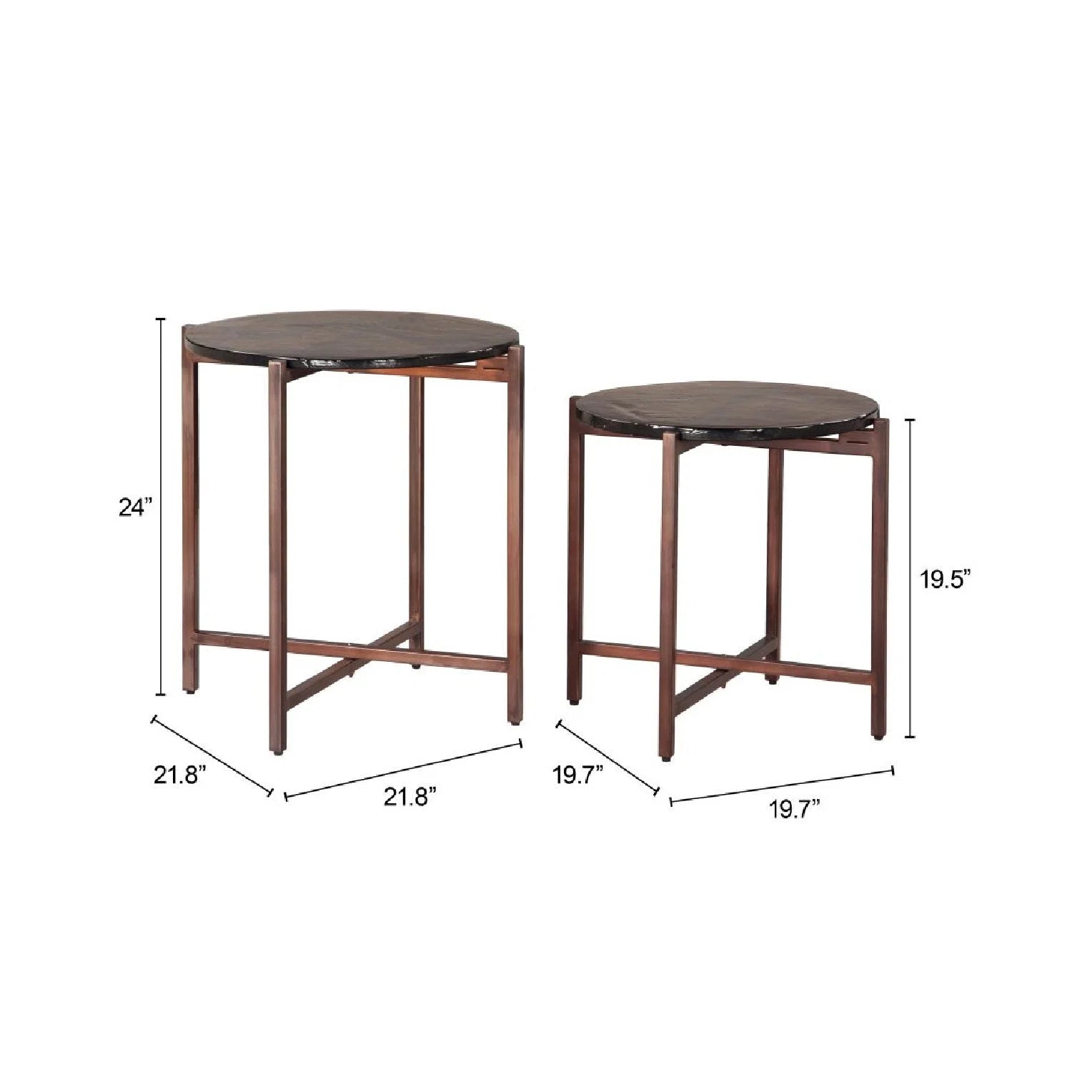 Luxury Cast Glass Coffee Table Modern Italian Style for Villa