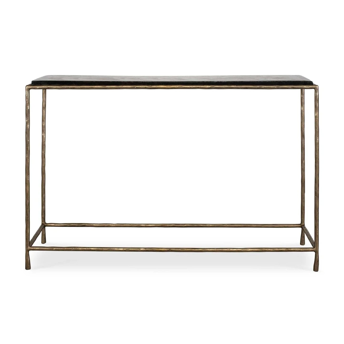 Luxury Cast Glass Console Table Modern Italian Style for Villa