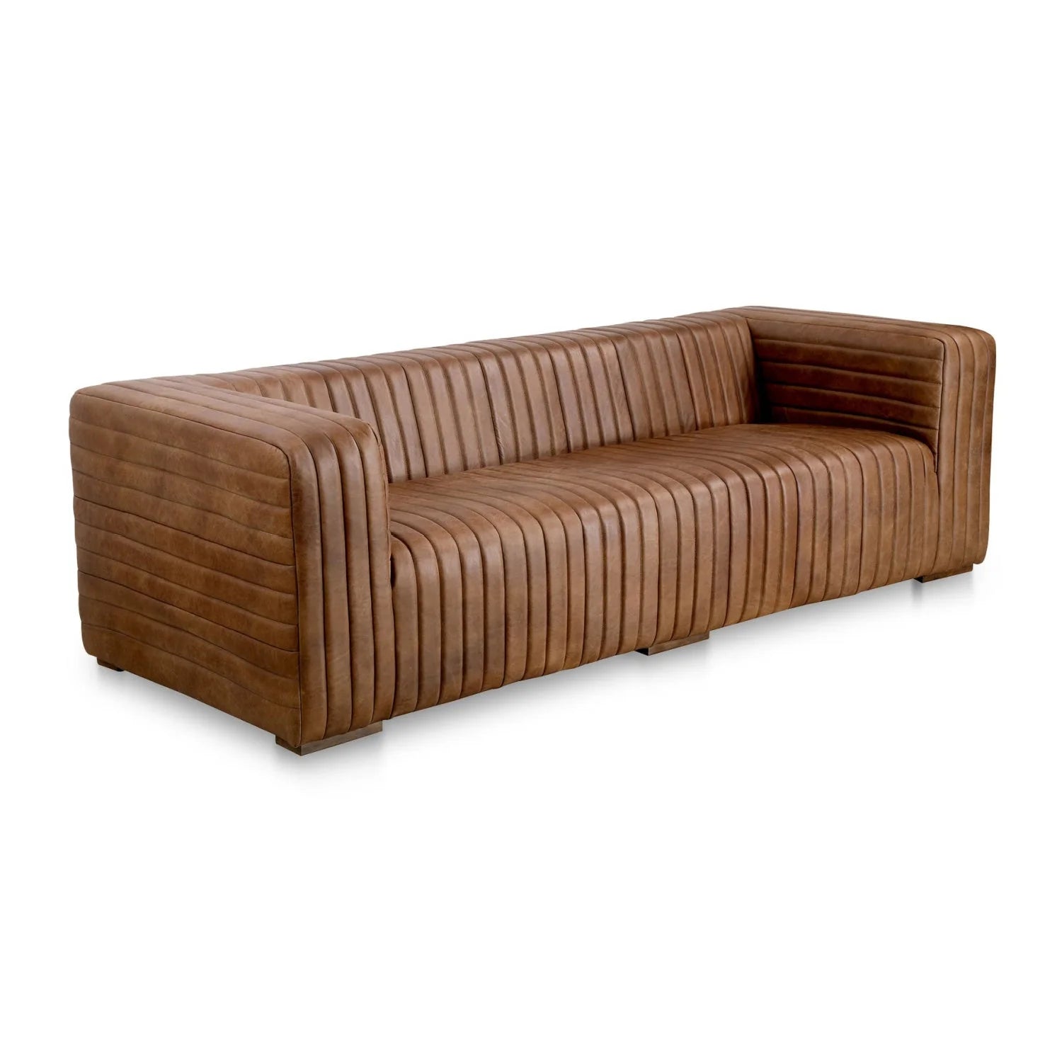 Luxury Castle Leather Sofa Modern Italian Style for Villa