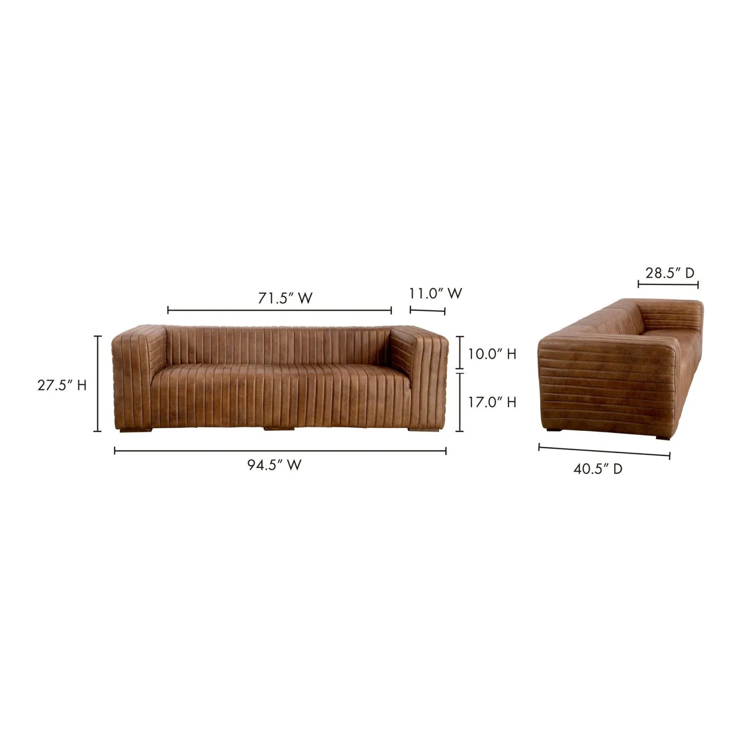 Luxury Castle Leather Sofa Modern Italian Style for Villa