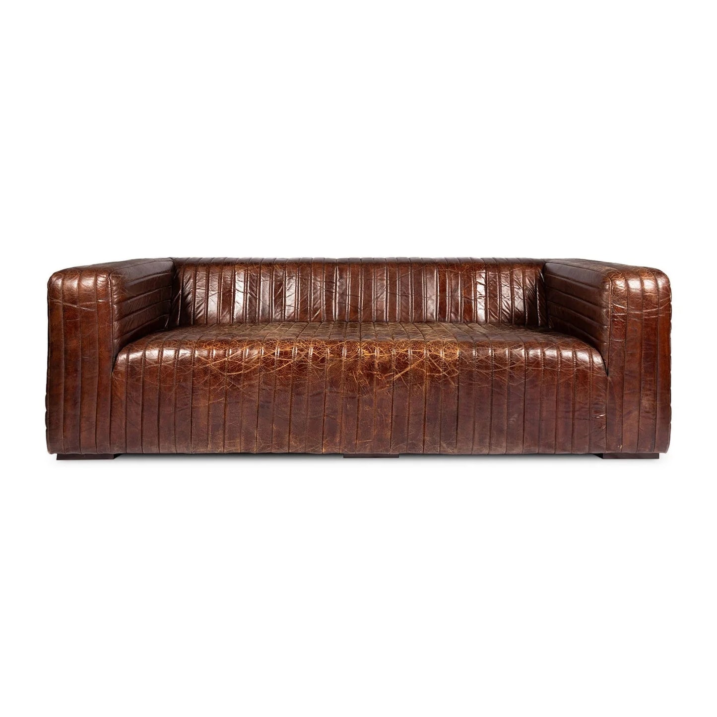 Luxury Castle Leather Sofa Modern Italian Style for Villa