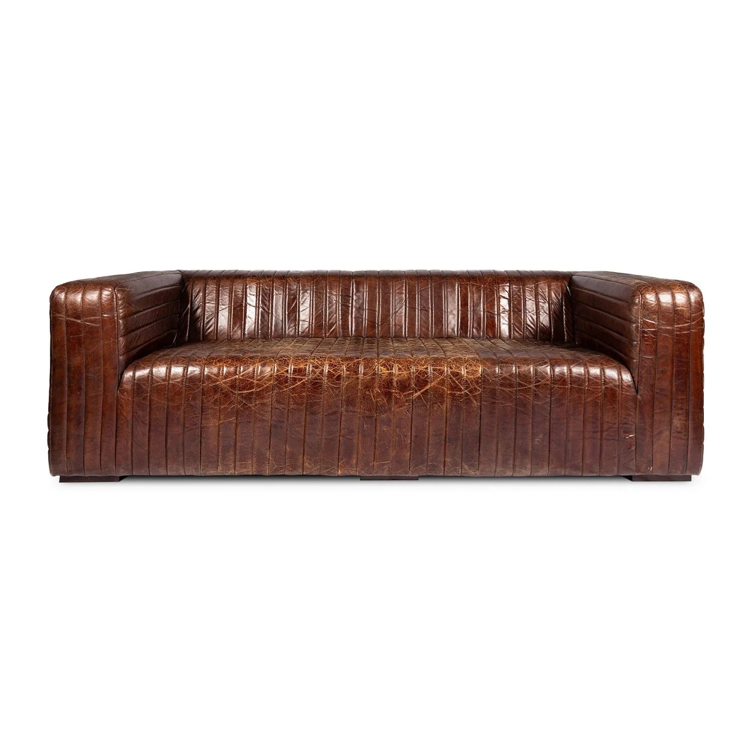 Luxury Castle Leather Sofa Modern Italian Style for Villa