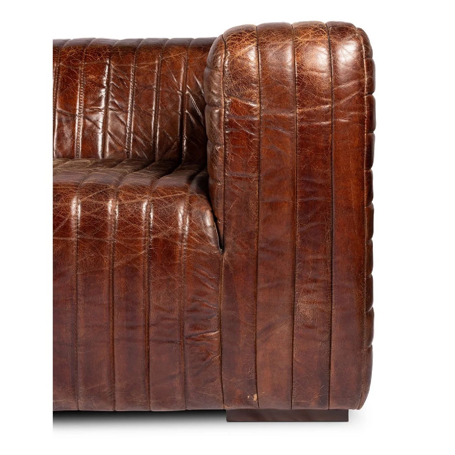 Luxury Castle Leather Sofa Modern Italian Style for Villa