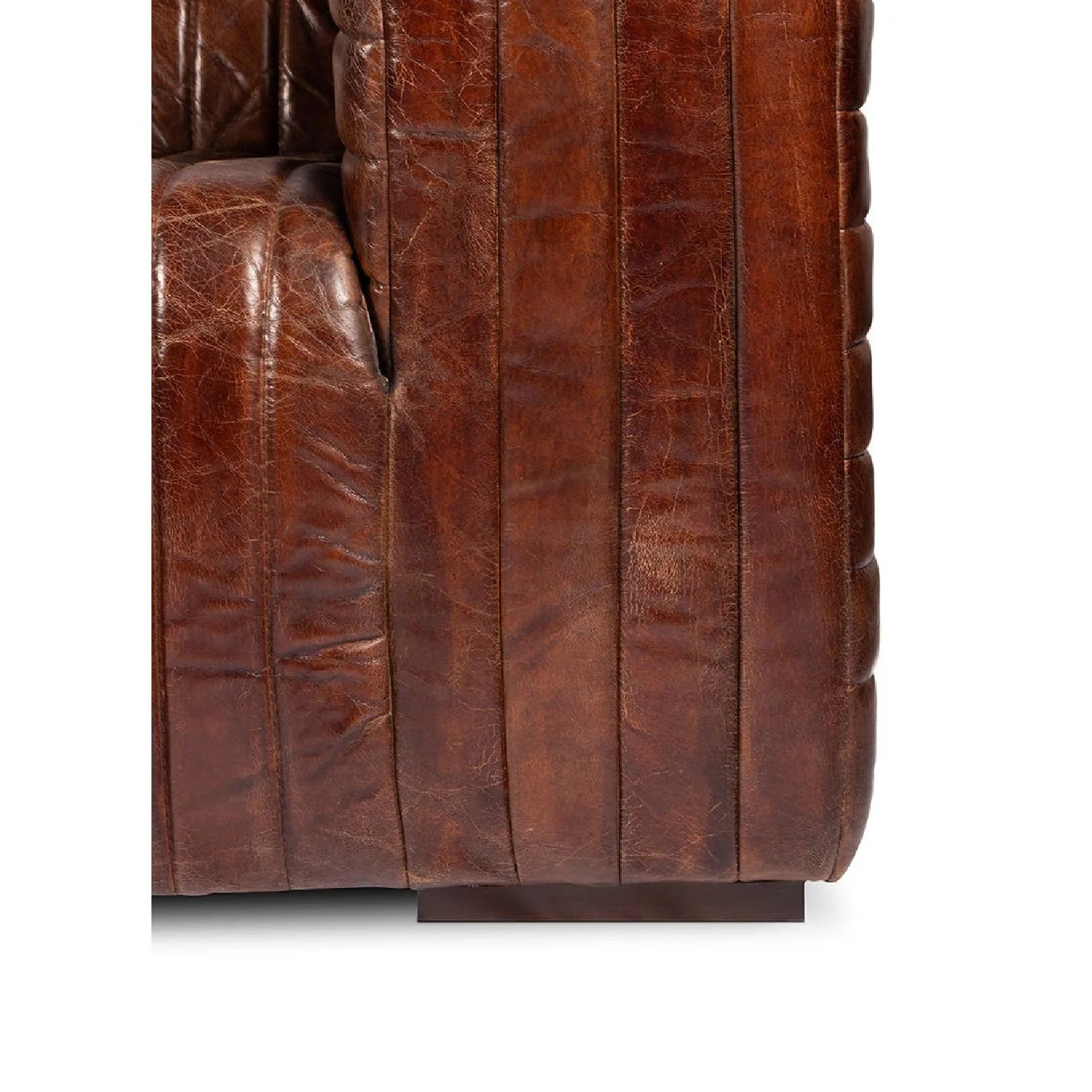 Luxury Castle Leather Sofa Modern Italian Style for Villa