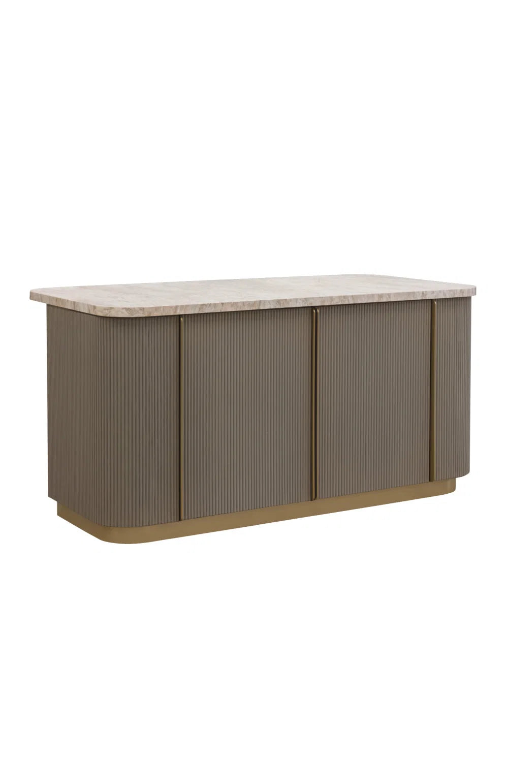 Luxury Cataldi Marble Kitchen Island Modern Italian Style for Villa