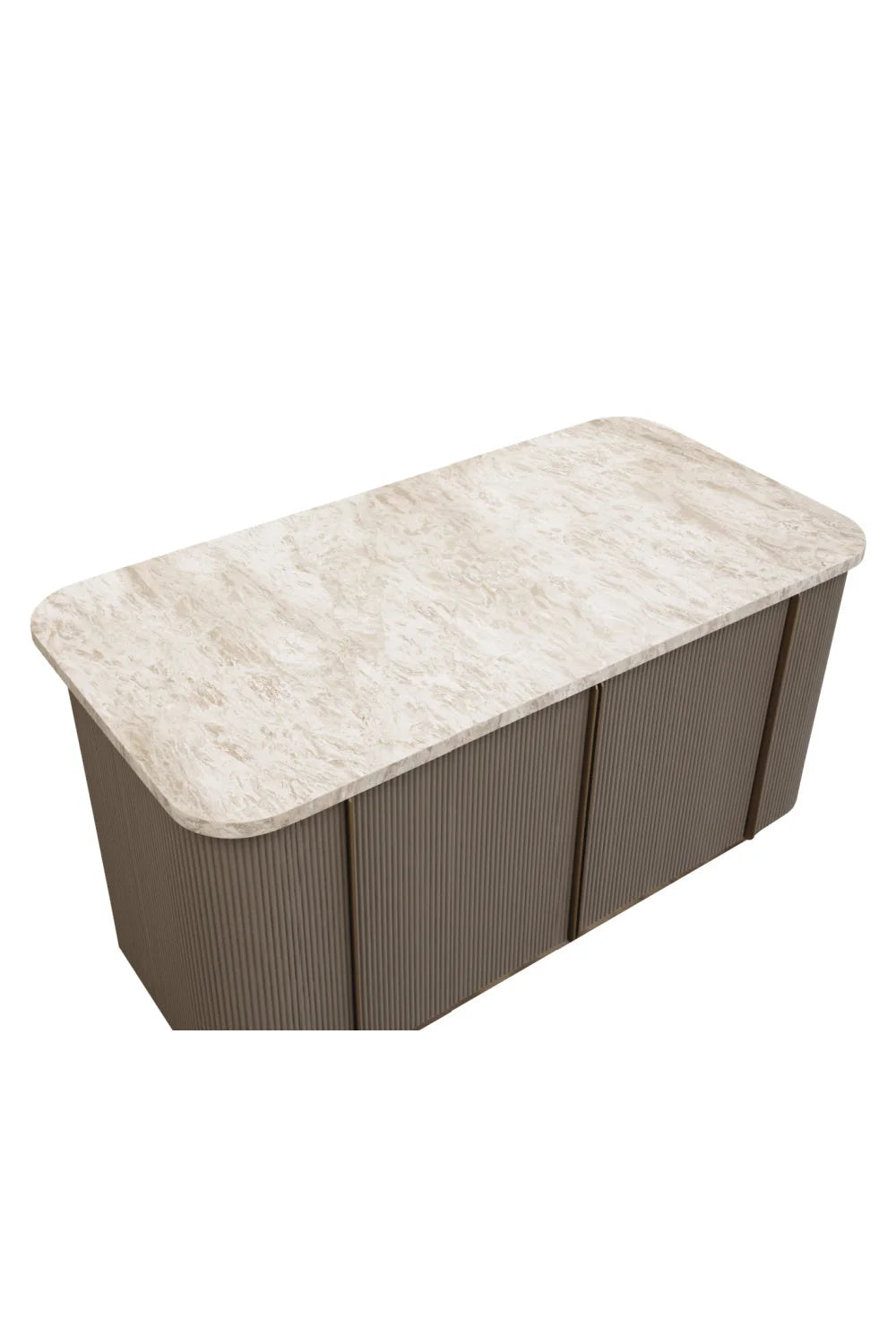 Luxury Cataldi Marble Kitchen Island Modern Italian Style for Villa