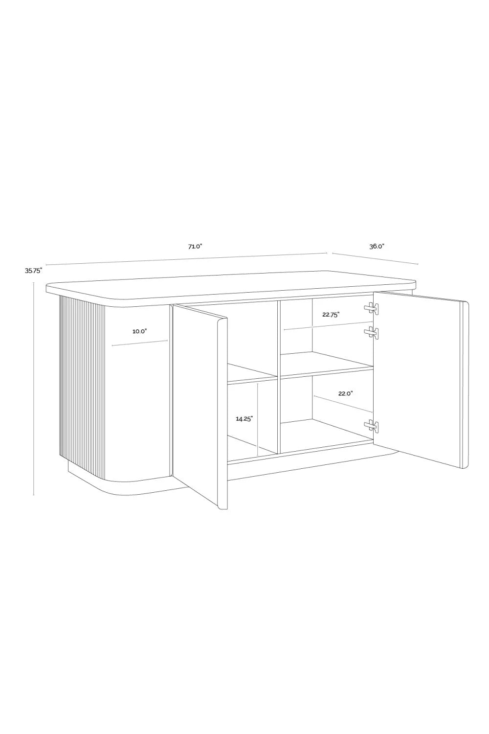 Luxury Cataldi Marble Kitchen Island Modern Italian Style for Villa
