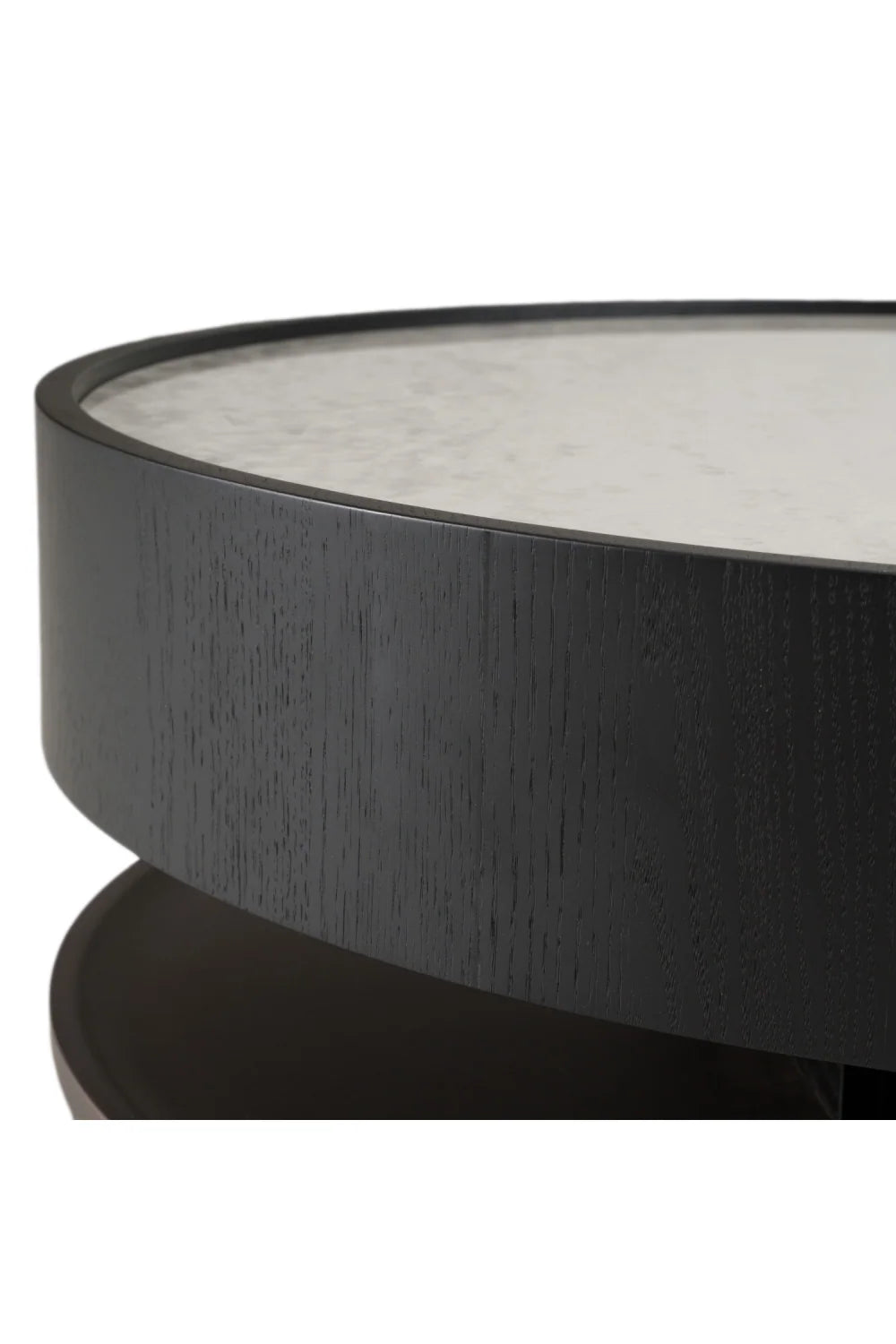 Luxury Ceramic Round Coffee Table Modern Italian Style for Villa