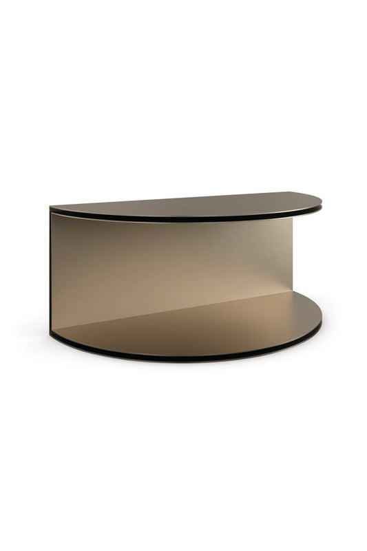 Luxury Champagne Gold Cocktail Table Modern Italian Style for Villa