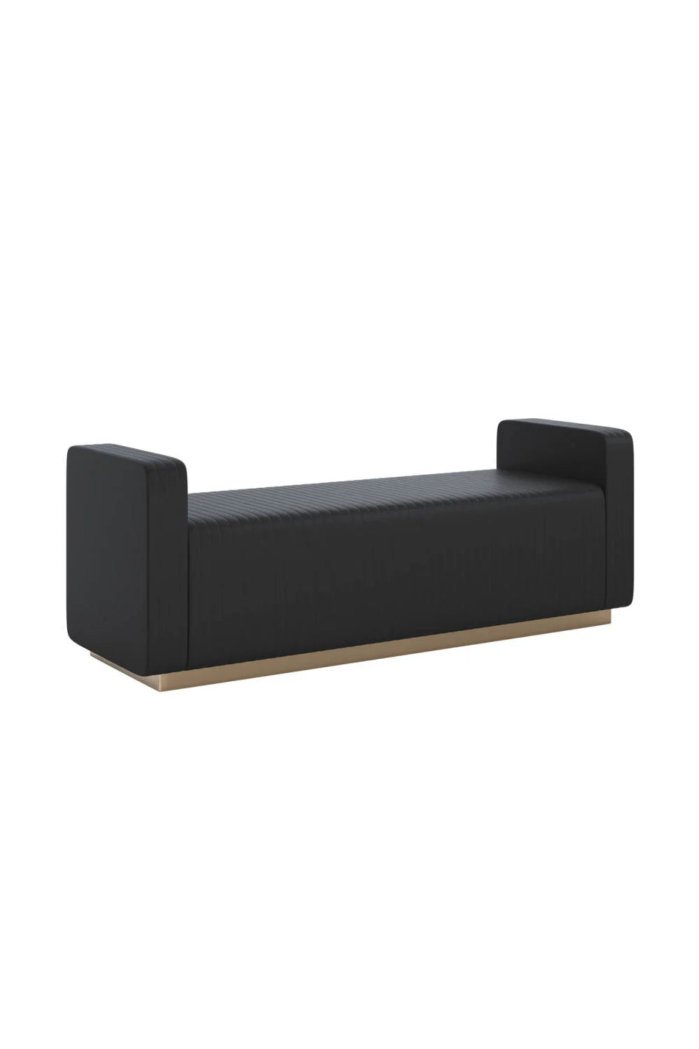 Luxury Channel Tufted Bench European Style for Villa