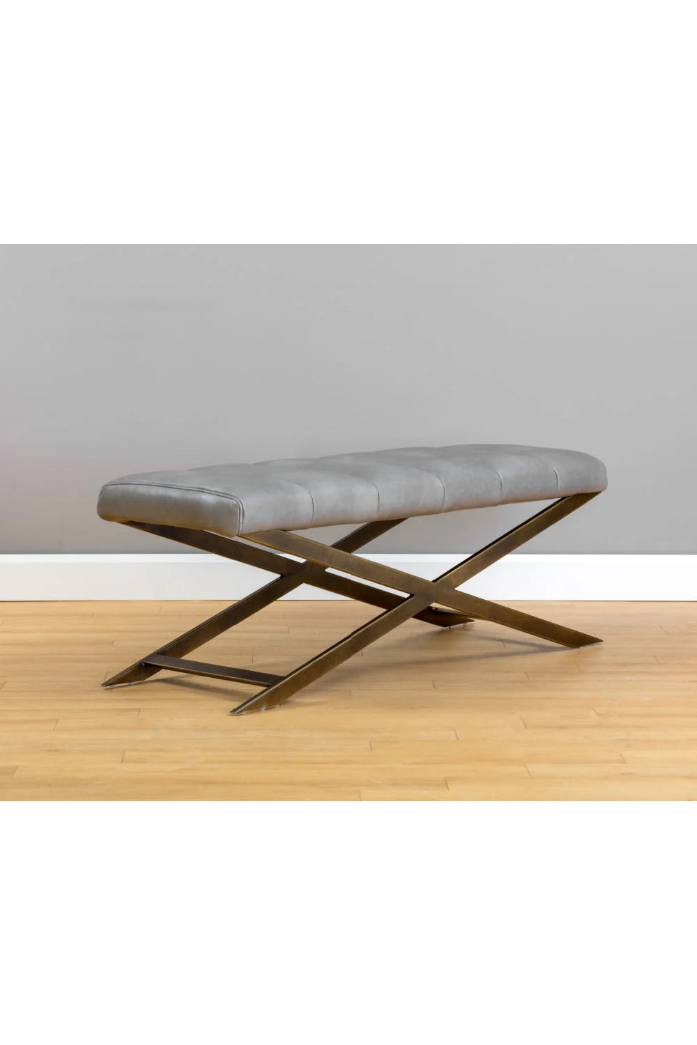 Luxury Channel Tufted Bench European Style for Villa