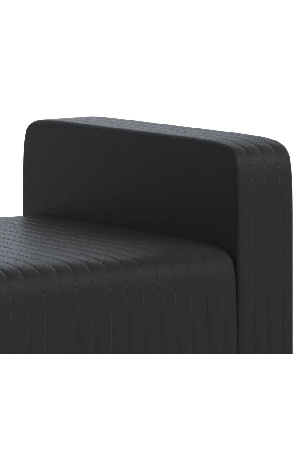Luxury Channel Tufted Bench European Style for Villa
