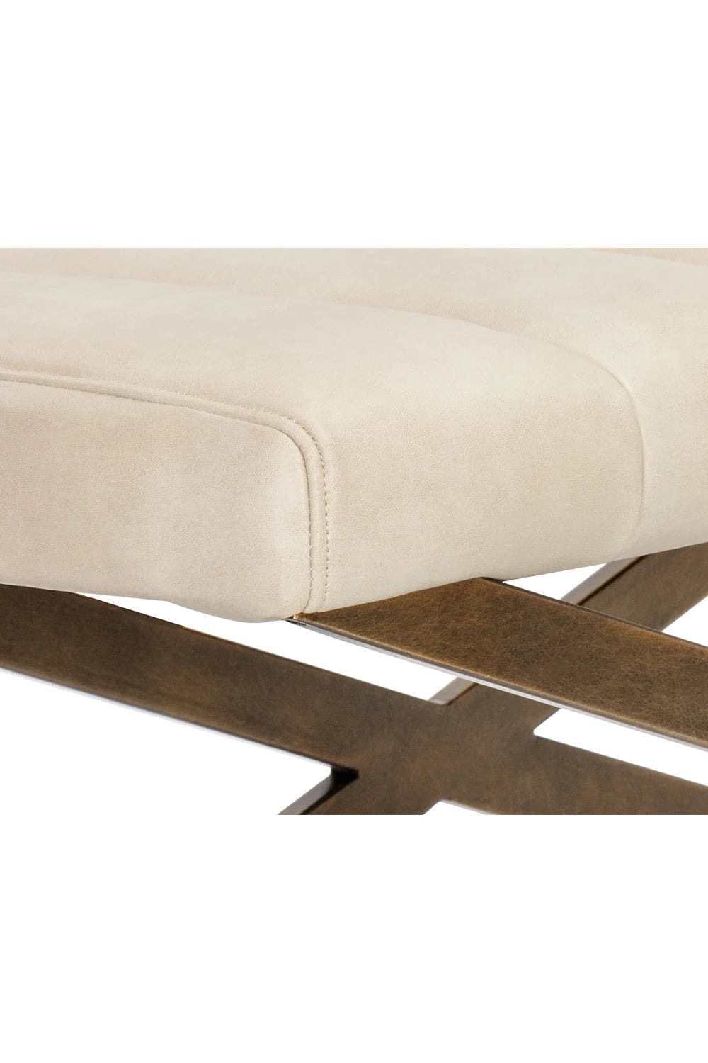 Luxury Channel Tufted Bench European Style for Villa