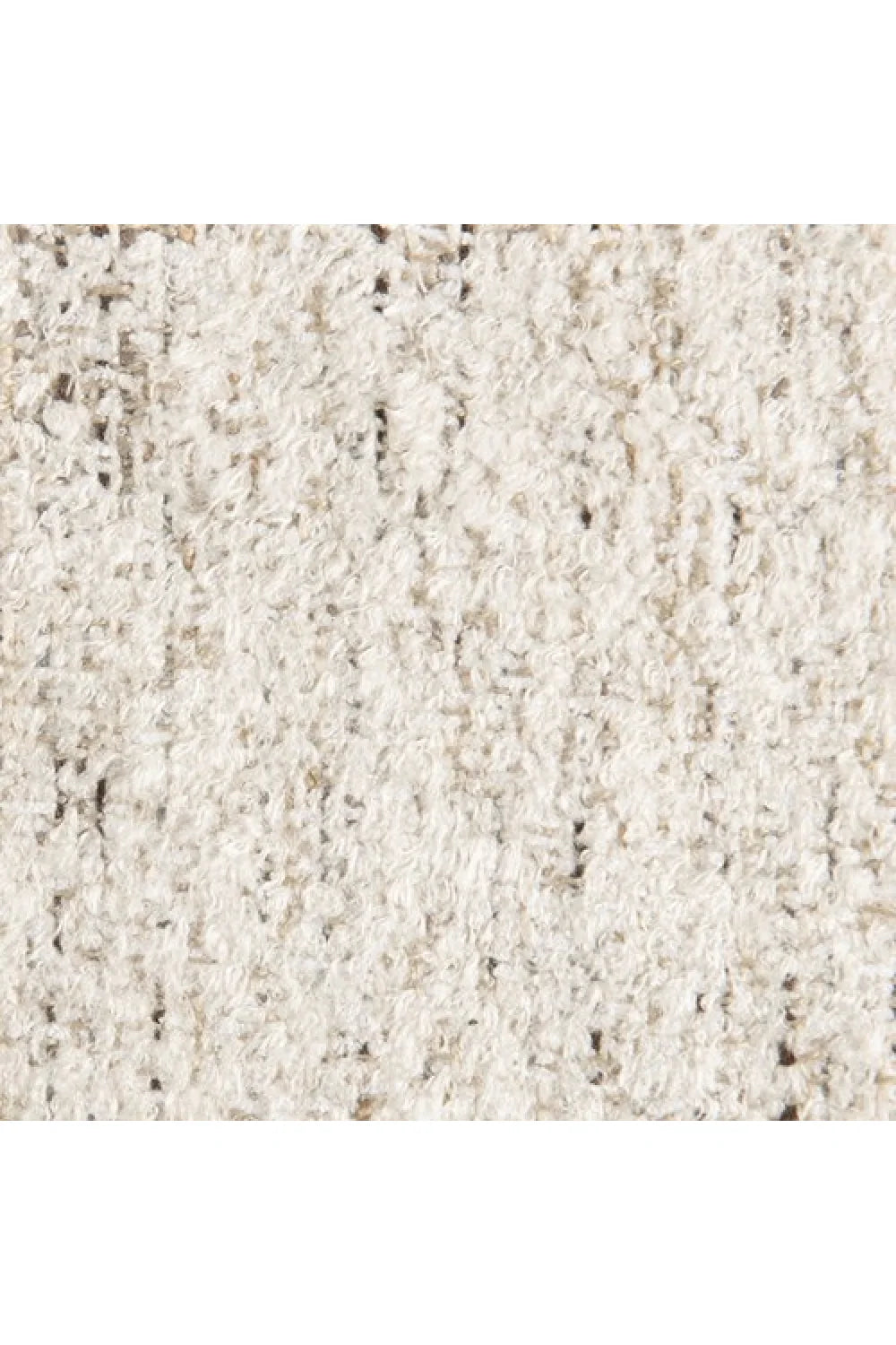 Luxury Channel-Tufted Cream Fabric Sofa Modern Italian Style for Villa