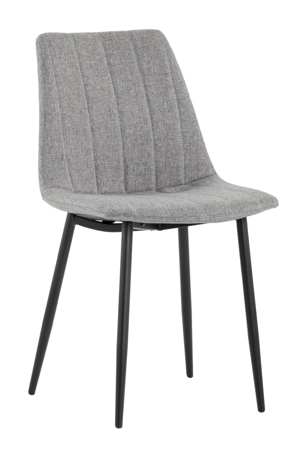 Luxury Channel Tufted Modern Dining Chair European Style for Villa