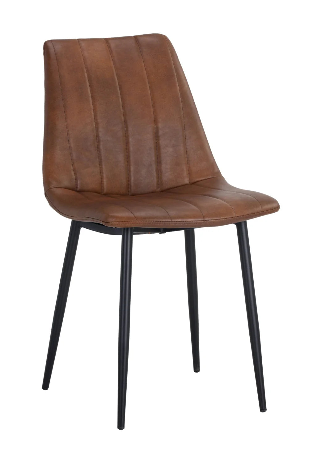 Luxury Channel Tufted Modern Dining Chair European Style for Villa