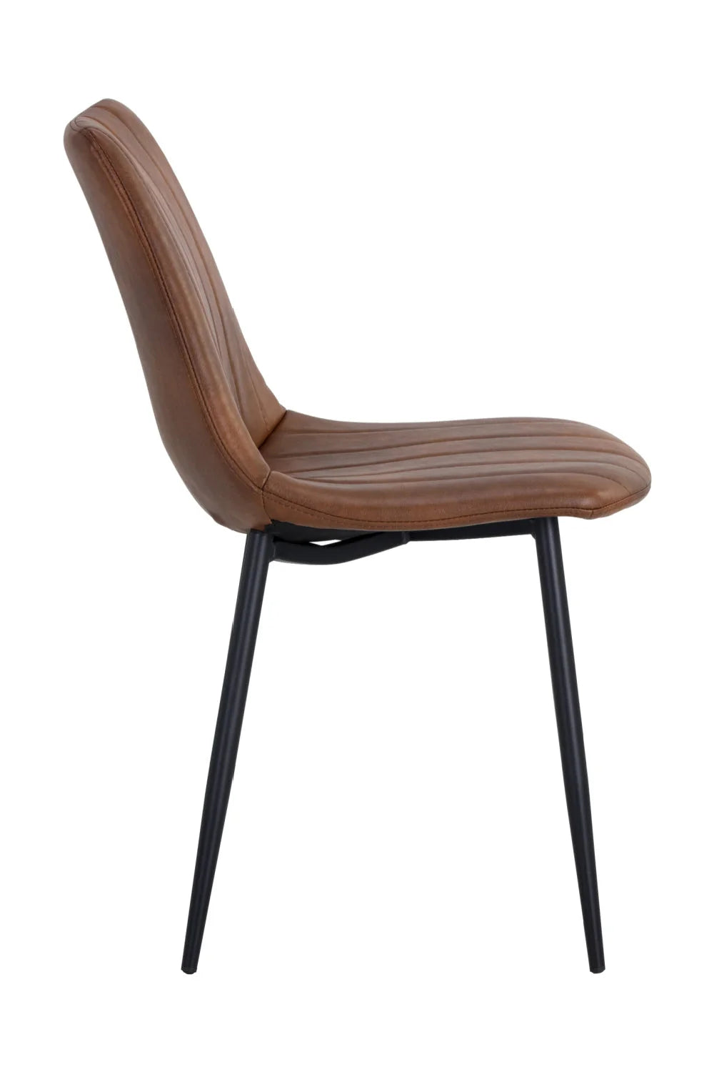 Luxury Channel Tufted Modern Dining Chair European Style for Villa