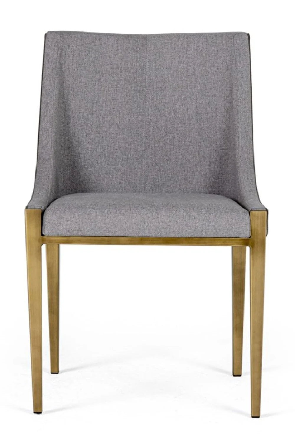 Luxury Channel Tufted Modern Dining Chair European Style for Villa