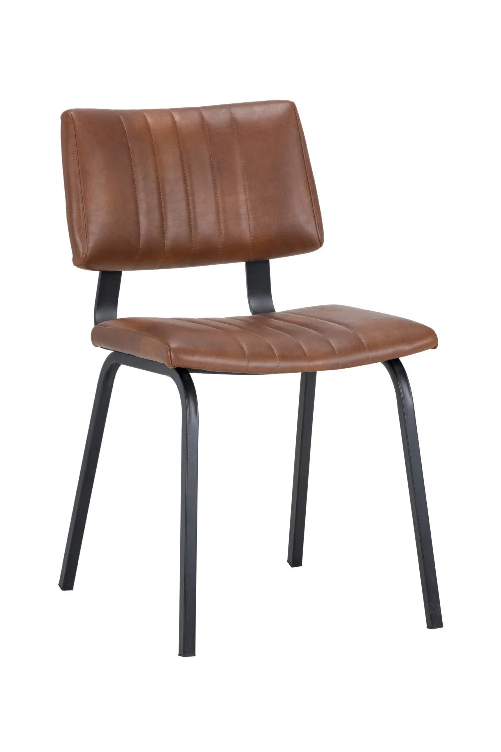 Luxury Channel Tufted Modern Dining Chair European Style for Villa