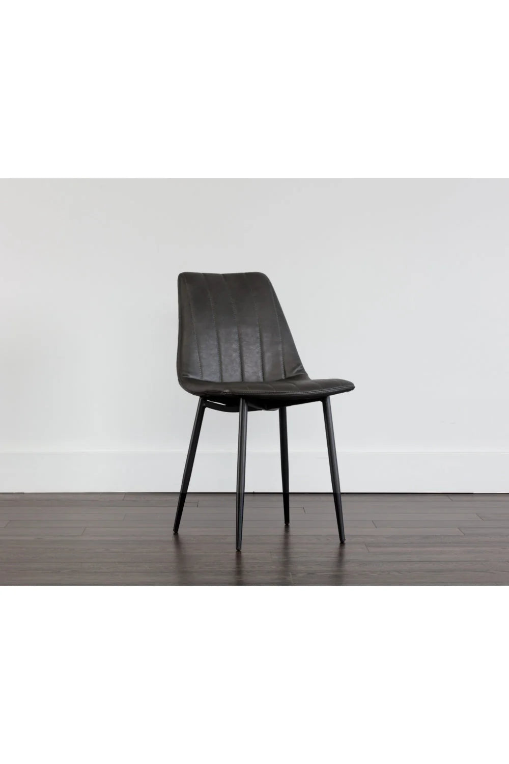 Luxury Channel Tufted Modern Dining Chair European Style for Villa