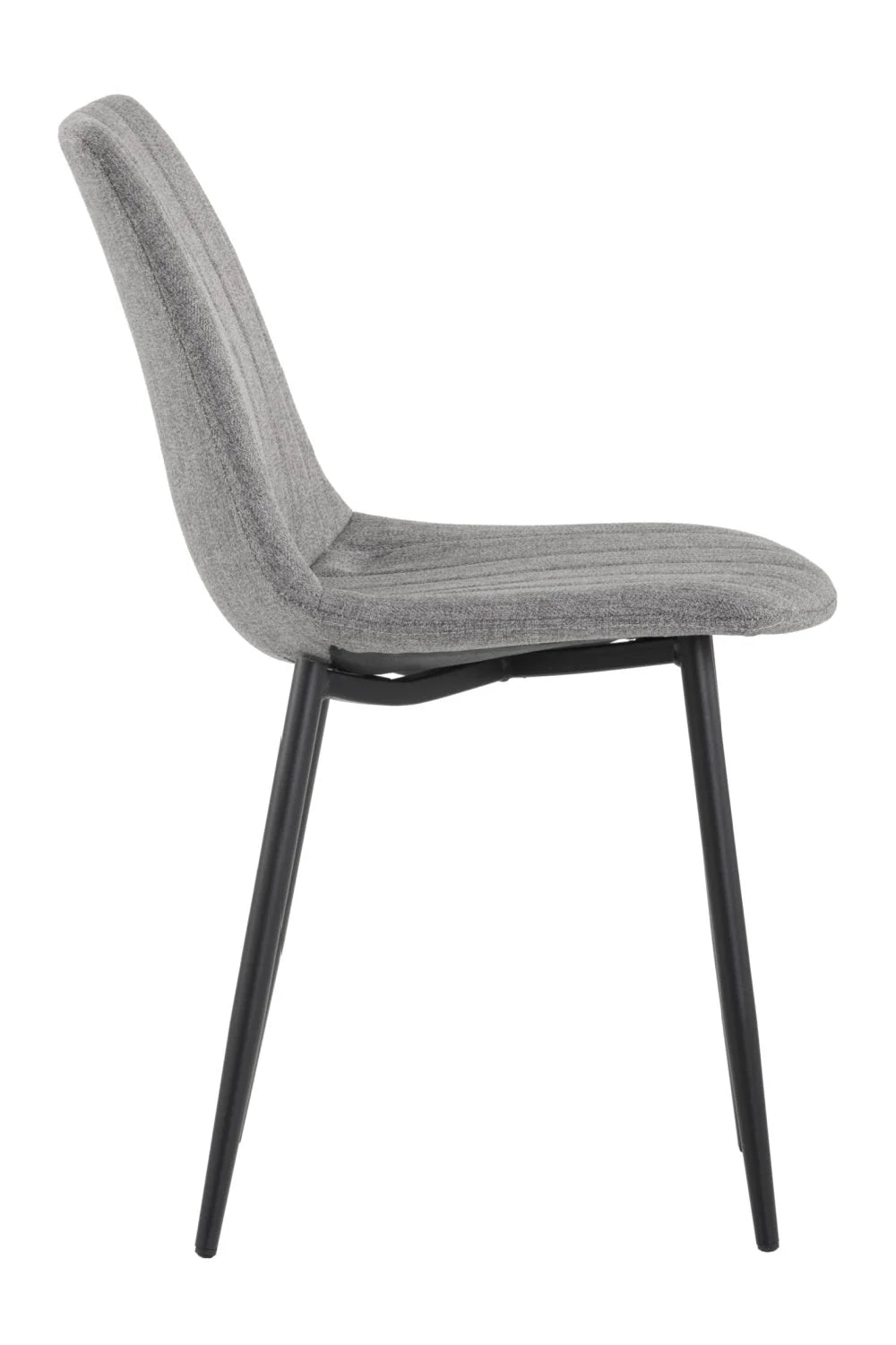 Luxury Channel Tufted Modern Dining Chair European Style for Villa