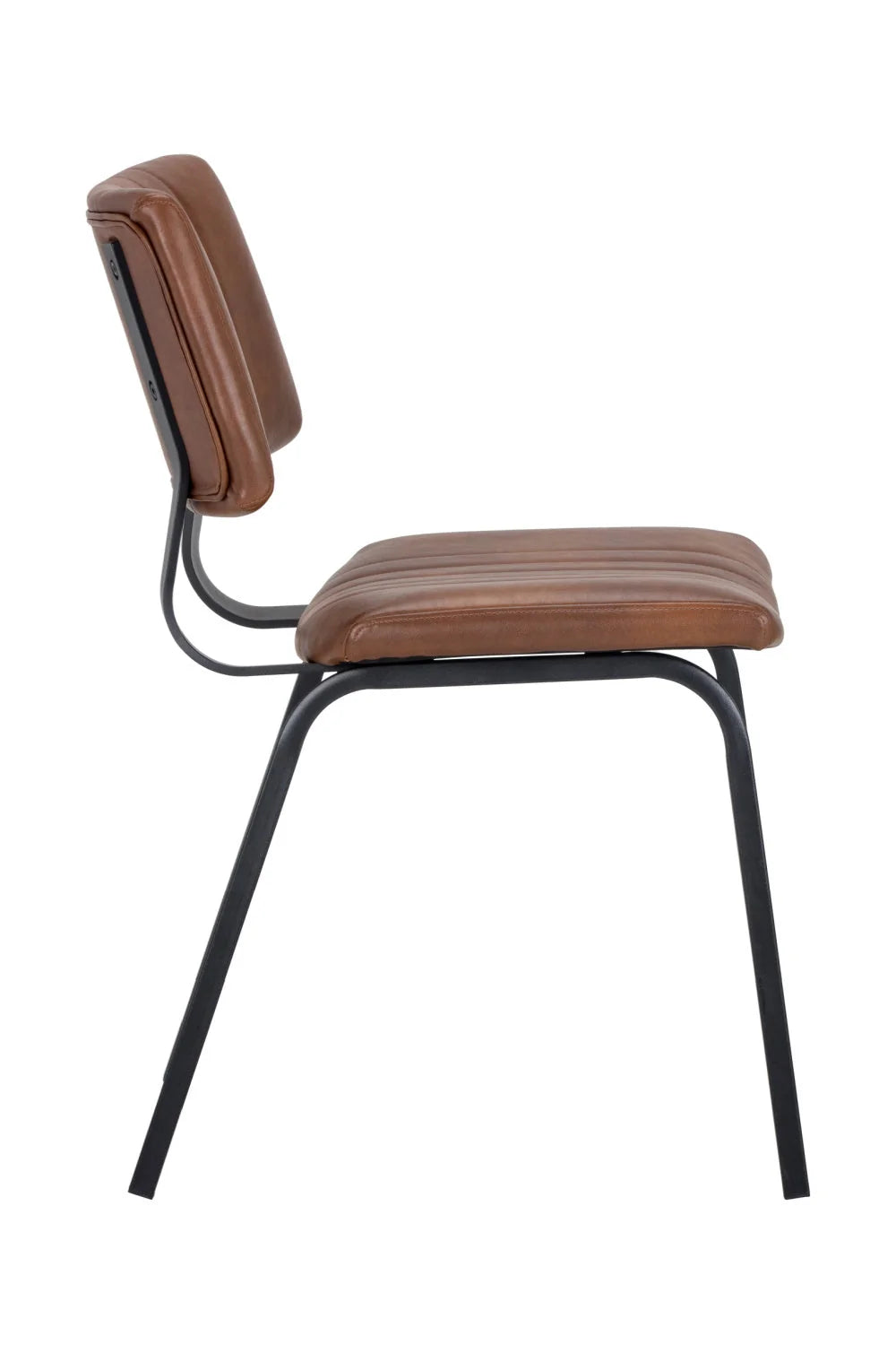 Luxury Channel Tufted Modern Dining Chair European Style for Villa