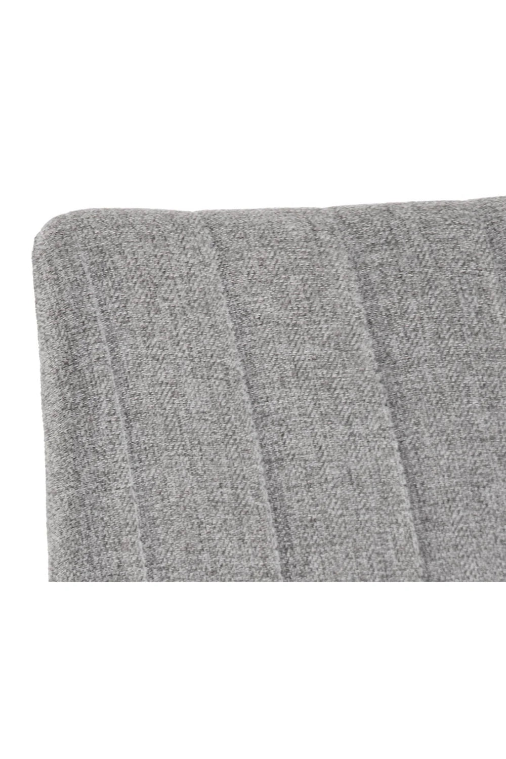 Luxury Channel Tufted Modern Dining Chair European Style for Villa