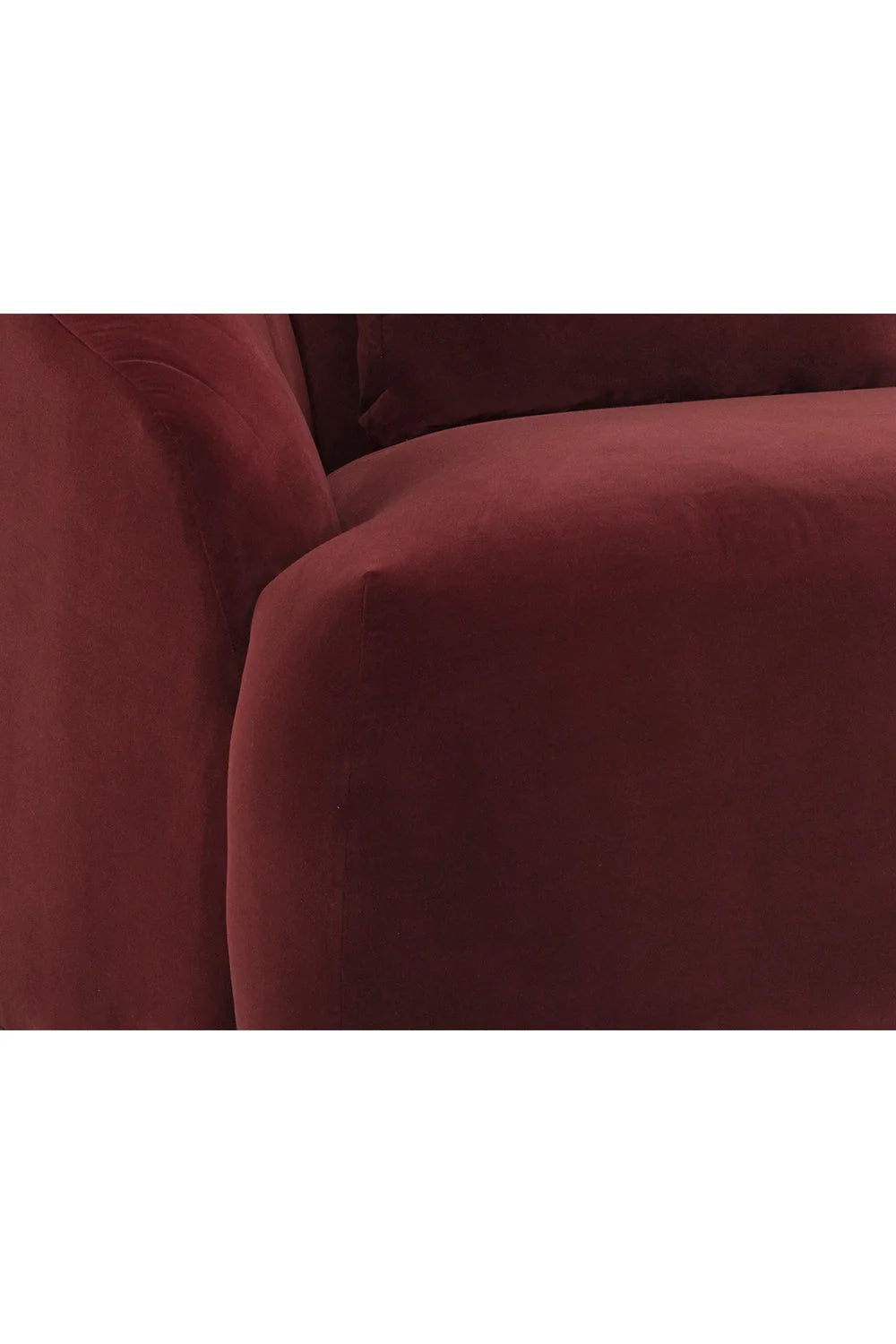 Luxury Channel Tufted Velvet Sofa Modern Italian Style for Villa