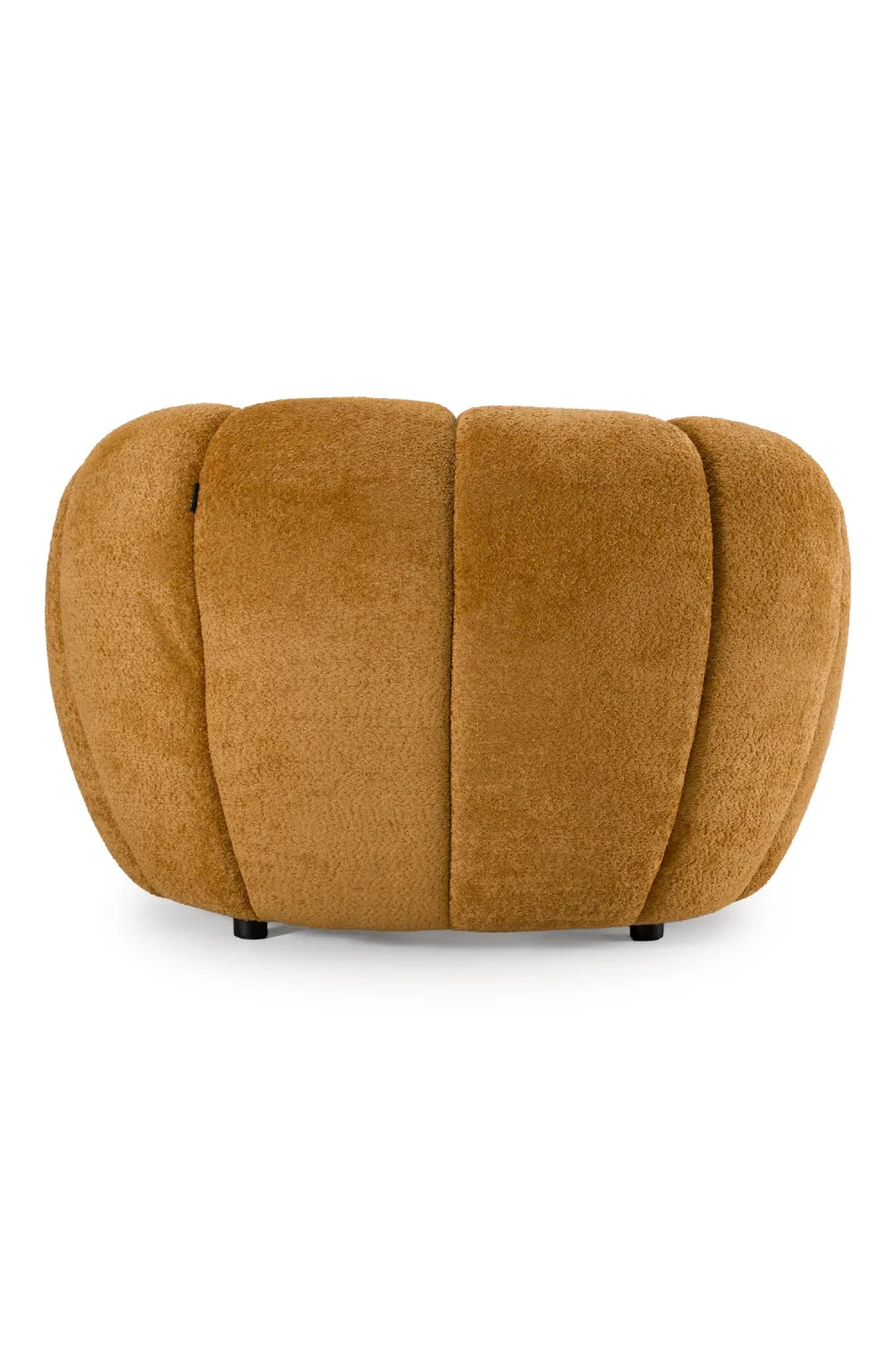 Luxury Channel Upholstered Lounge Chair Modern Italian Style for Villa