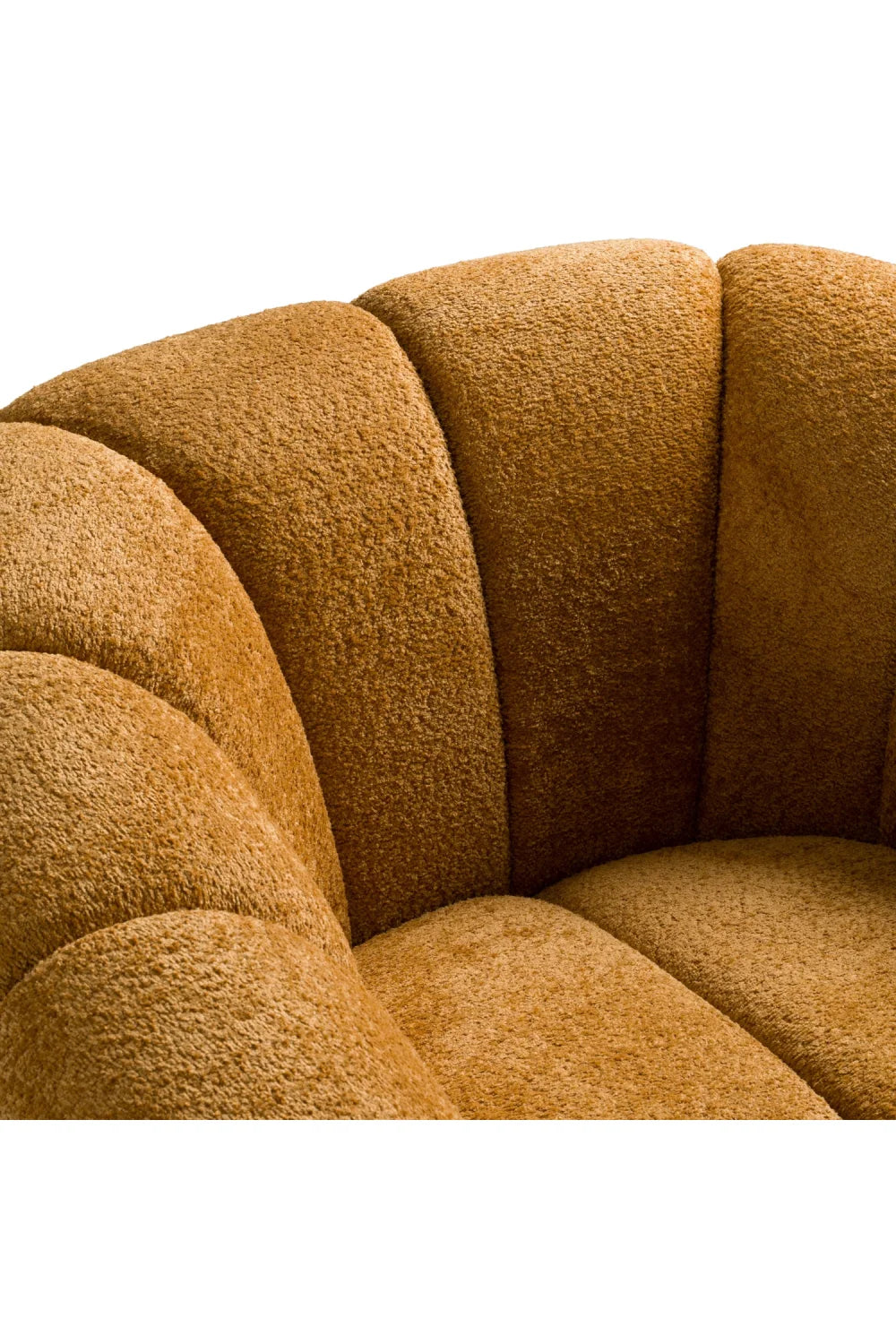Luxury Channel Upholstered Lounge Chair Modern Italian Style for Villa