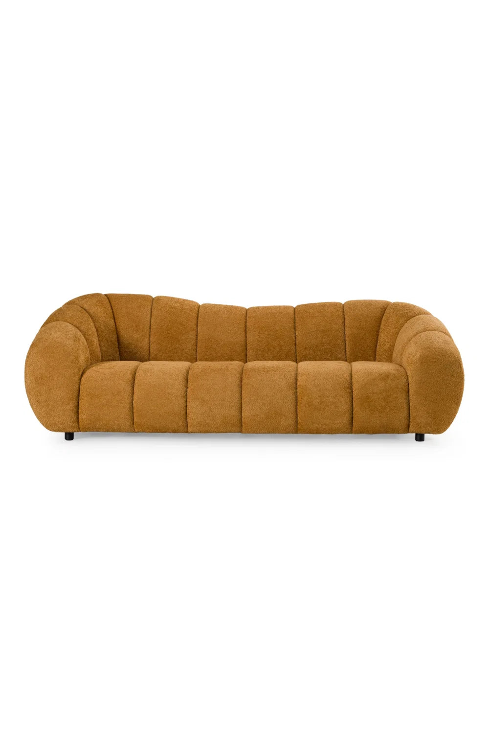 Luxury Channel Upholstered Sofa Modern Italian Style for Villa