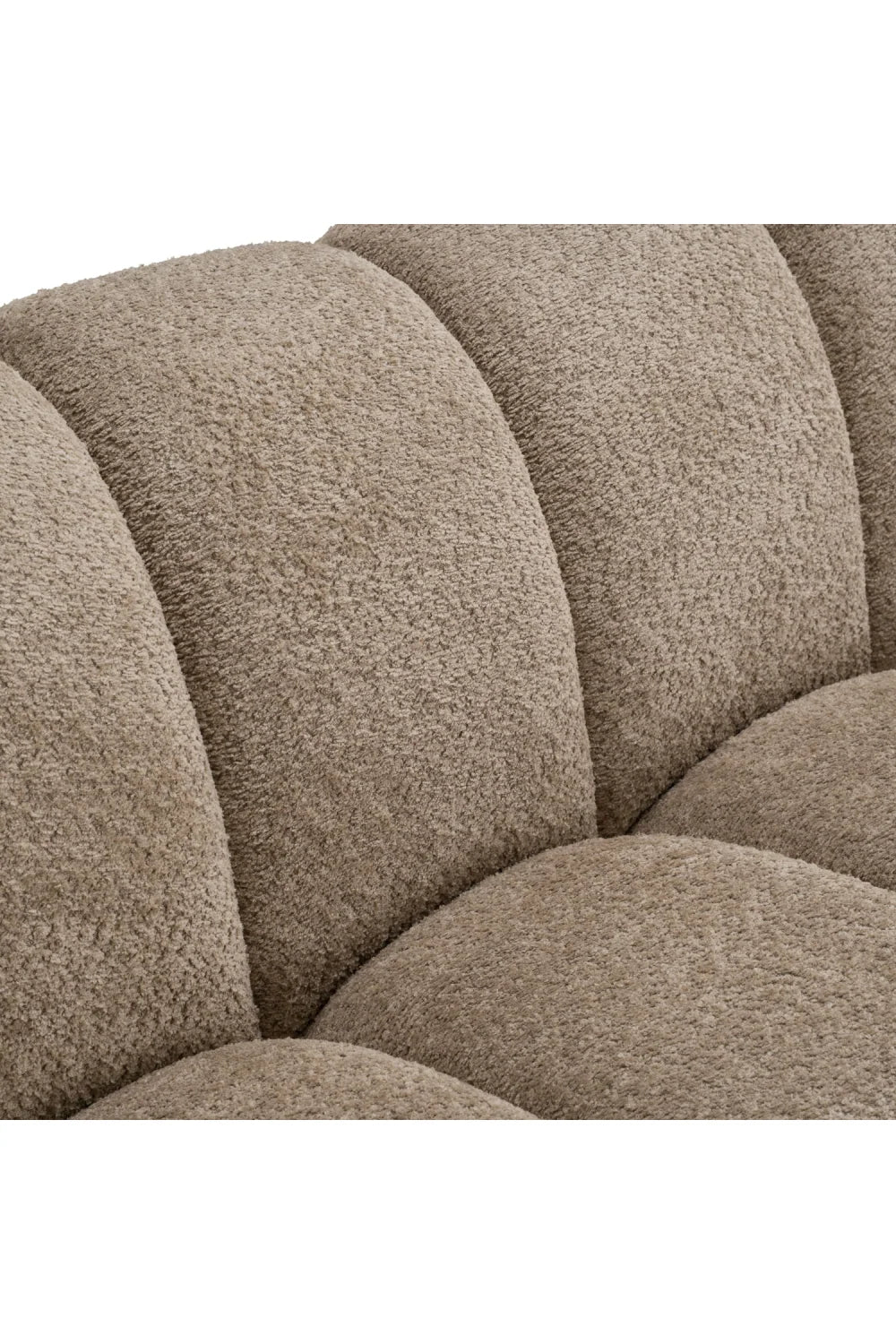 Luxury Channel Upholstered Sofa Modern Italian Style for Villa