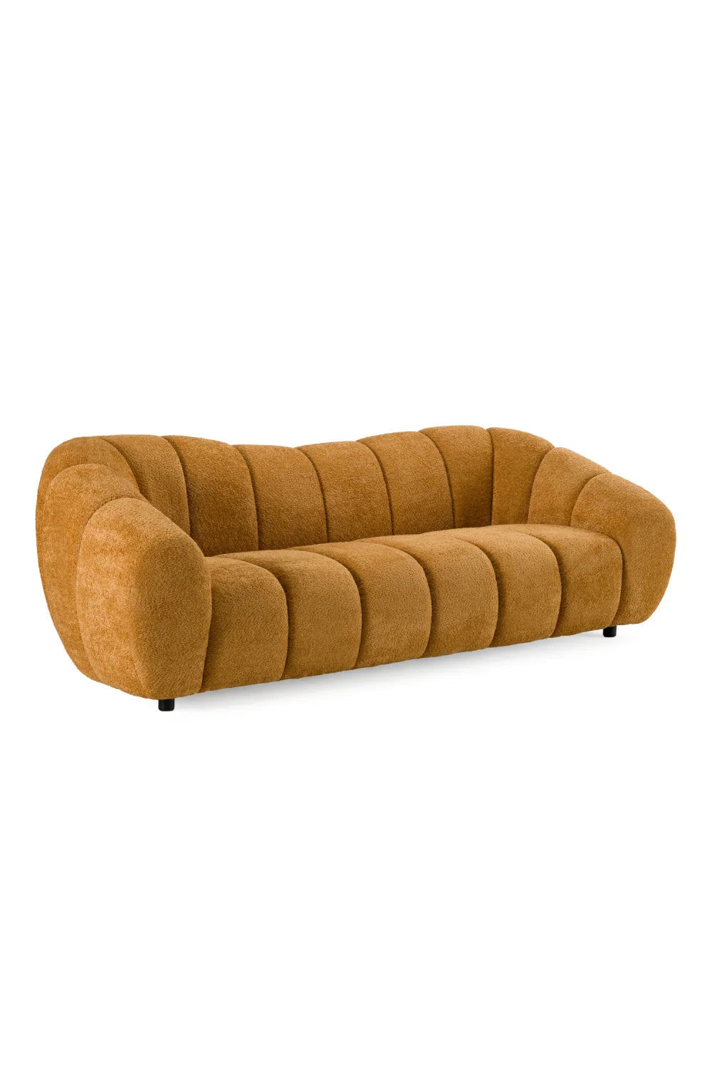 Luxury Channel Upholstered Sofa Modern Italian Style for Villa