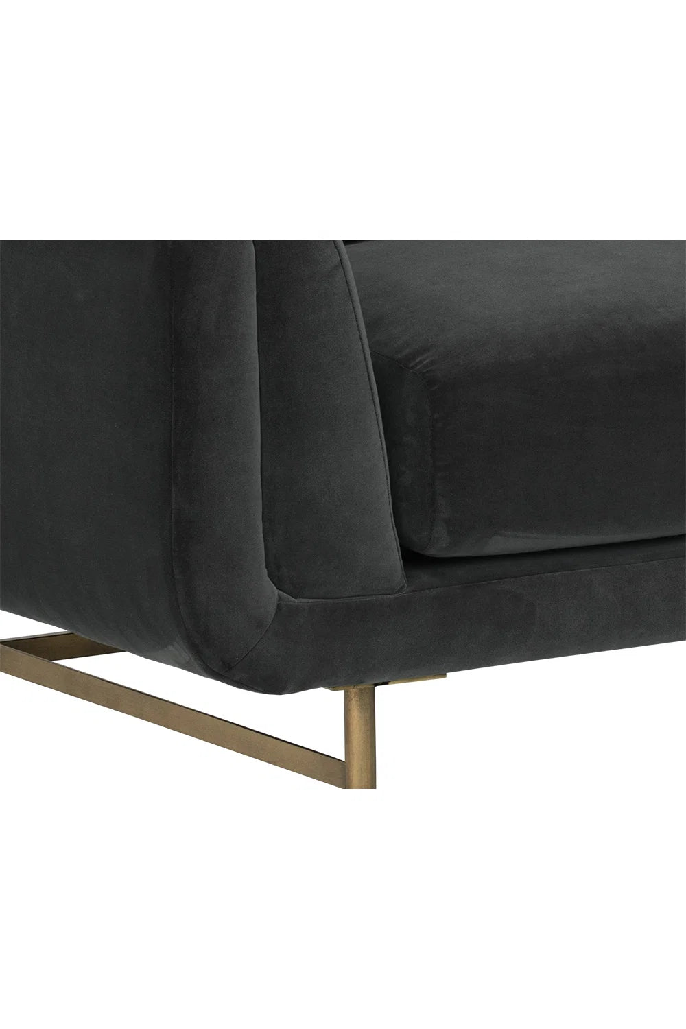 Luxury Channeled Fabric Sofa Modern Italian Style for Villa