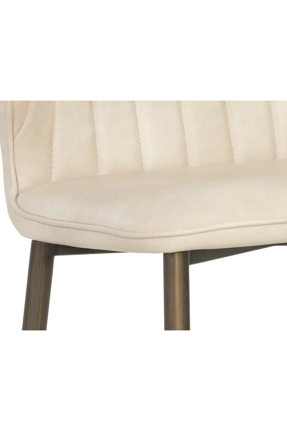 Luxury Channeled Modern Dining Chair European Style for Villa