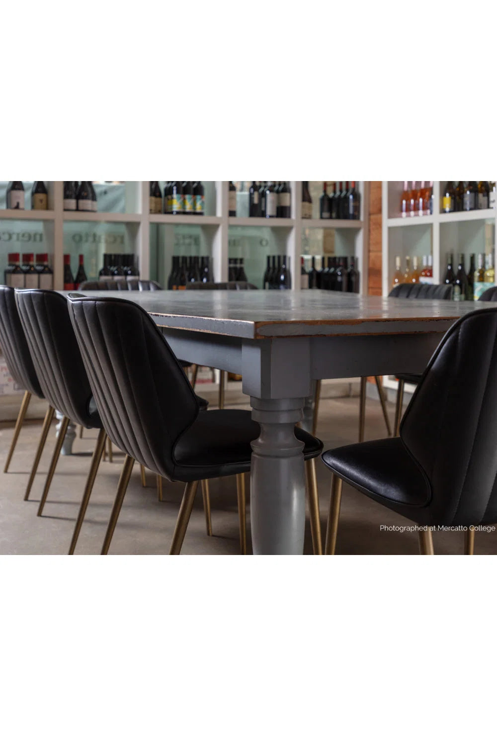 Luxury Channeled Modern Dining Chair European Style for Villa