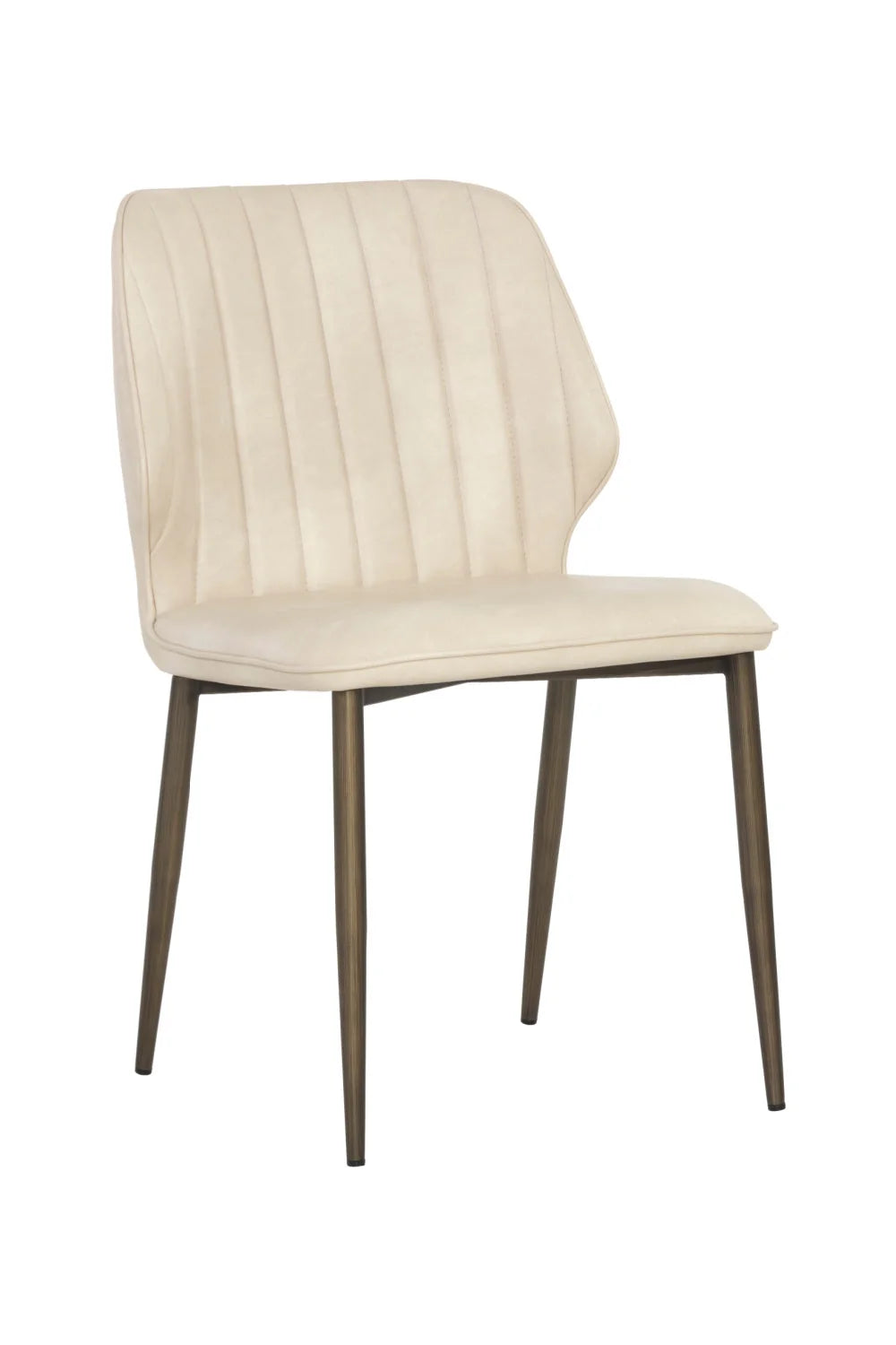 Luxury Channeled Modern Dining Chair European Style for Villa