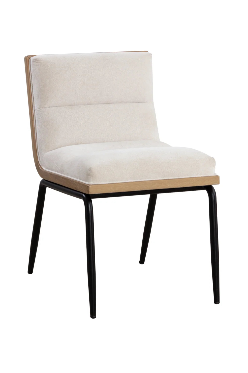 Luxury Channeled Muslin Dining Chair European Style for Villa