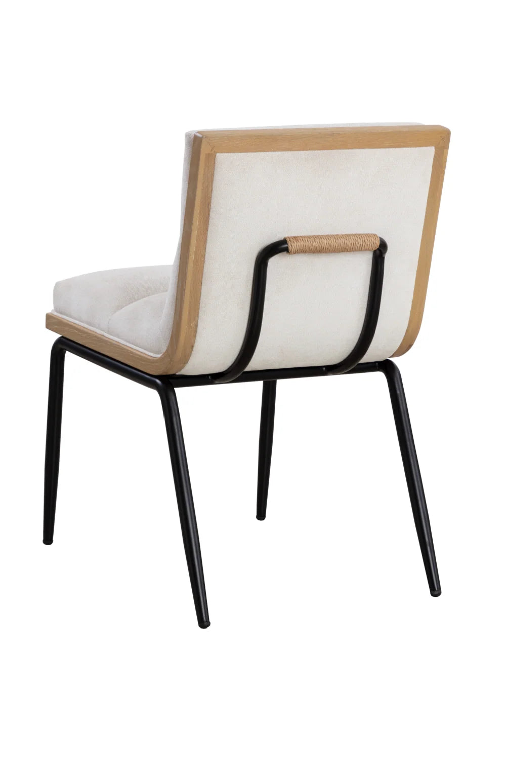 Luxury Channeled Muslin Dining Chair European Style for Villa