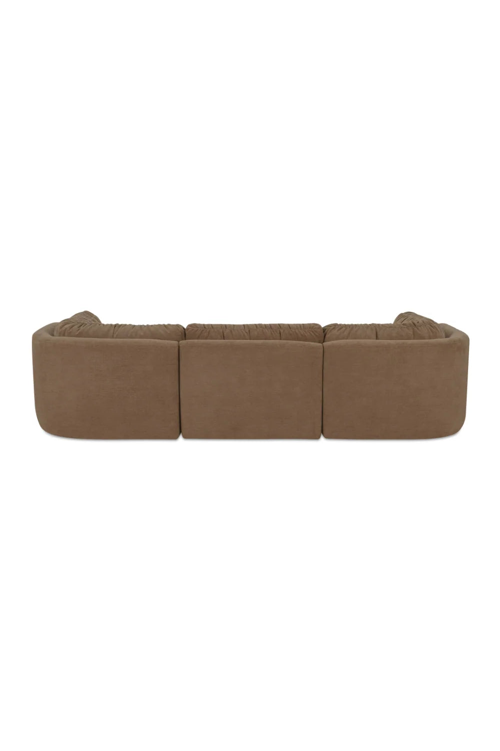 Luxury Chenille 3-Seater Sofa Modern Italian Style for Villa