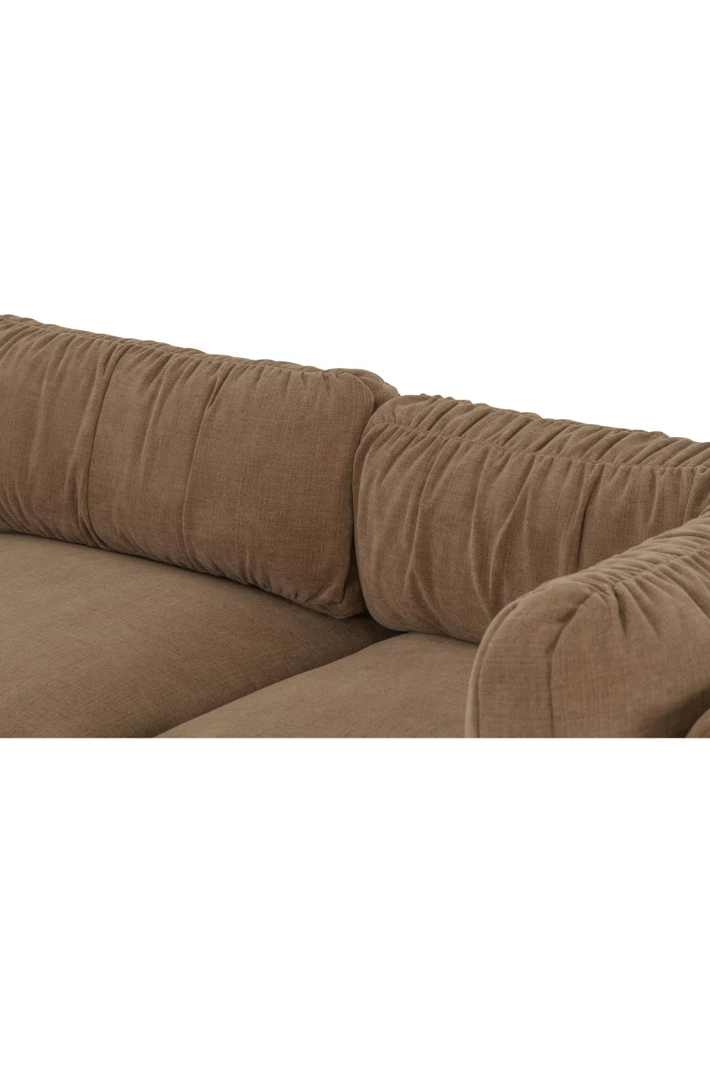 Luxury Chenille 3-Seater Sofa Modern Italian Style for Villa