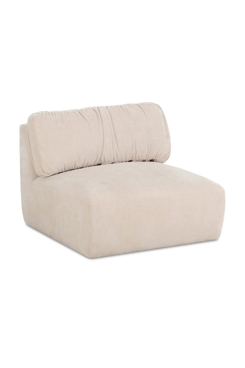Luxury Chenille Accent Chair Modern European Style for Villa