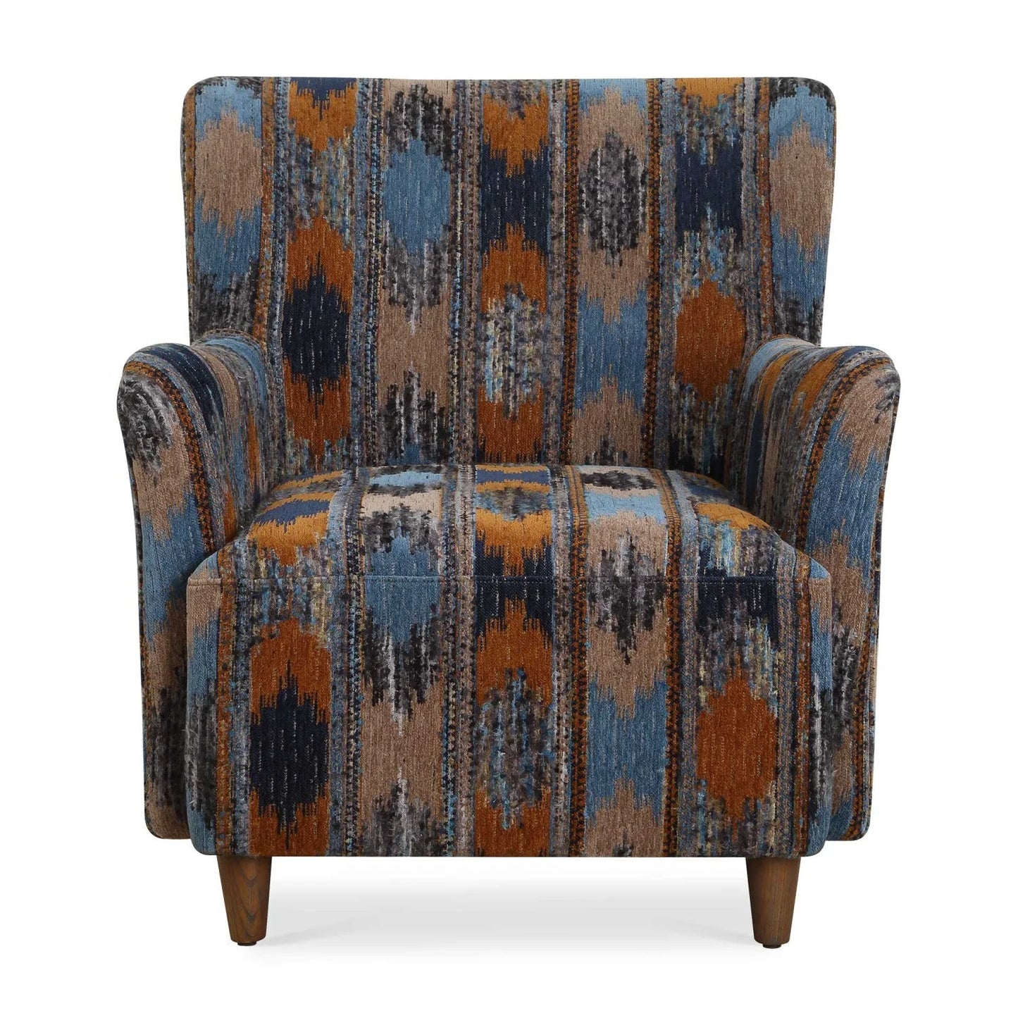 Luxury Chenille Lounge Chair Modern Italian Style for Villa